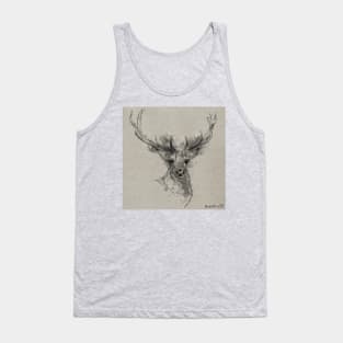 Deer with Antlers Tank Top